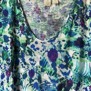 Saint Tropez West short sleeve top. 1X.